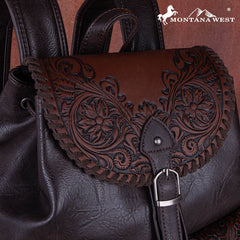 Montana West Tooled Collection Backpack