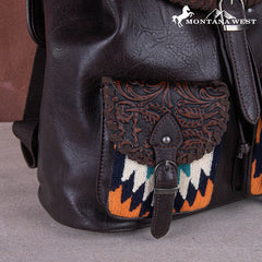 Montana West Tooled Collection Backpack