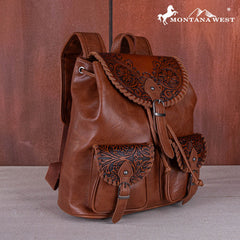 Montana West Tooled Collection Backpack