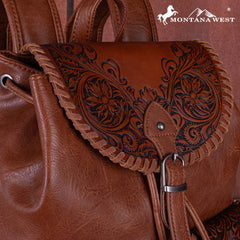 Montana West Tooled Collection Backpack