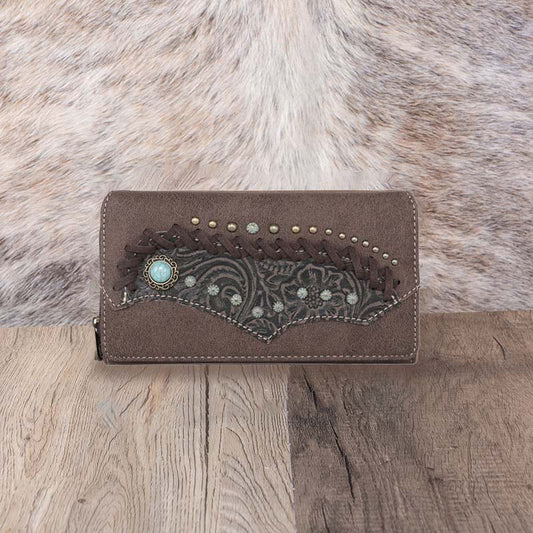 Montana West Tooled Collection Wallet