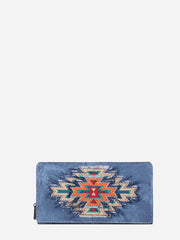 Montana West Aztec Denim Crossbody Bag Set - Montana West World