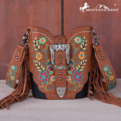 MW1252-8373  Montana West Buckle Collection Crossbody