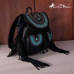 Montana West Floral Embroidered Collection Backpack