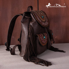 Montana West Floral Embroidered Collection Backpack