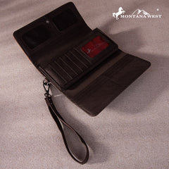 MW1256-W002 Montana West Embroidered Collection Wallet