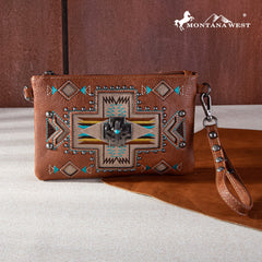 MW1261-181 Montana West Concho Collection Crossbody/Wristlet