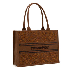 MW1279  Montana West Embroidered Collection Concealed Carry Tote