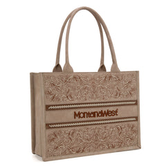 MW1279  Montana West Embroidered Collection Concealed Carry Tote