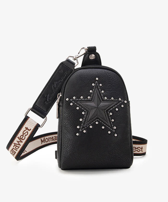 Montana_West_Longhorn_Star_Sling_bag_Black