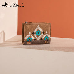 Montana West Embroidered Collection Wallet