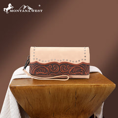 Montana West Tooled Collection Wallet