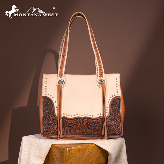 Trinity Ranch Tooled Collection Concealed Carry Tote