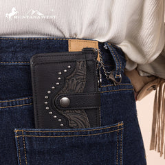 Montana West Floral Tooled Wallet