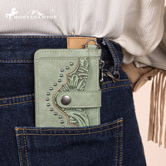 Montana West Floral Tooled Wallet