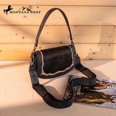 Montana West Genuine Hair-On Cowhide Shoulder Bag