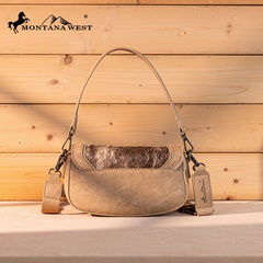 Montana West Genuine Hair-On Cowhide Shoulder Bag