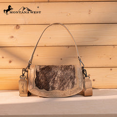 Montana West Genuine Hair-On Cowhide Shoulder Bag