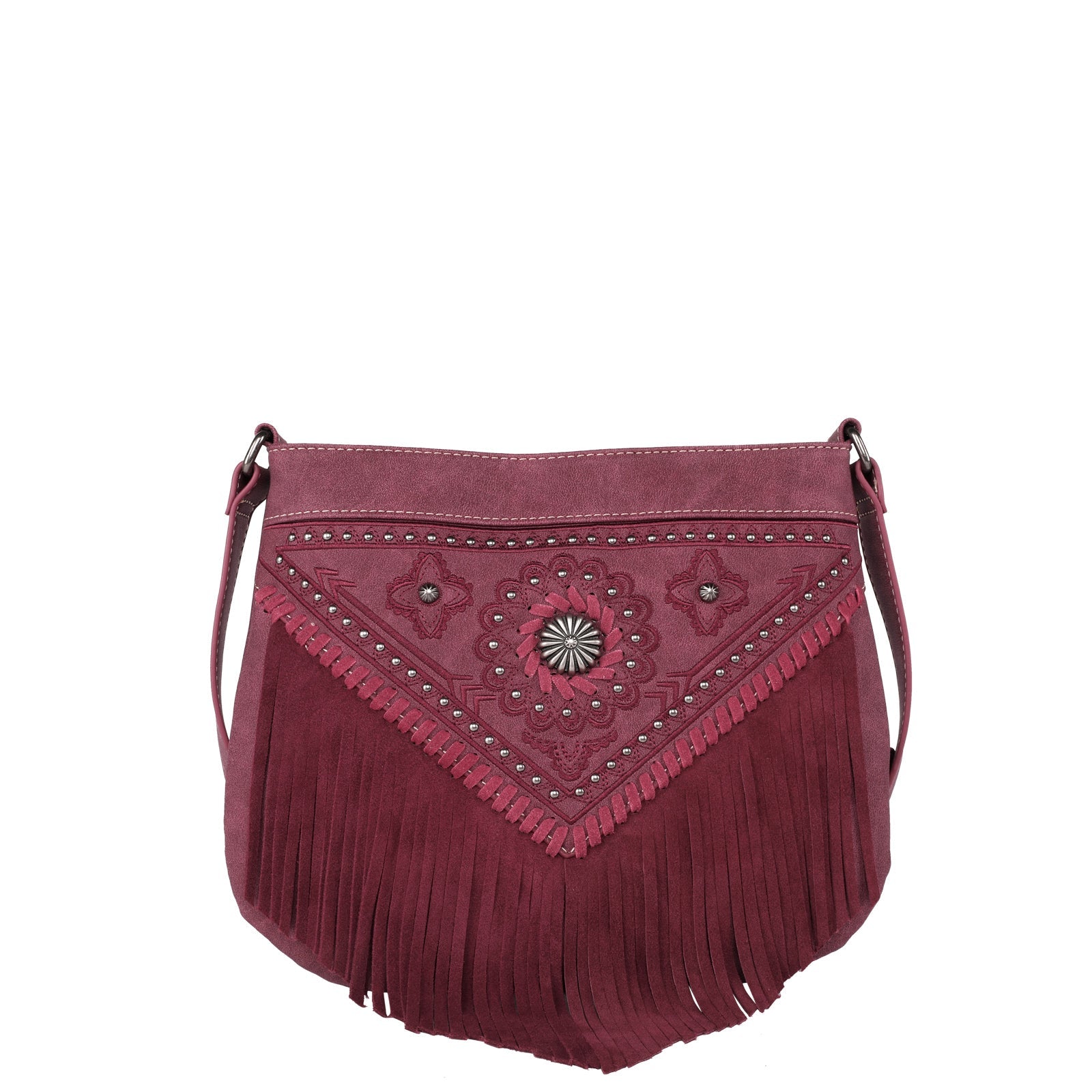 Montana West Concho Collection Concealed Carry Crossbody Bag - Cowgirl Wear