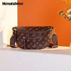 Montana West Print Belt Bag