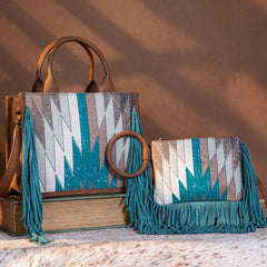 Montana West Southwestern Fringe Crossbody