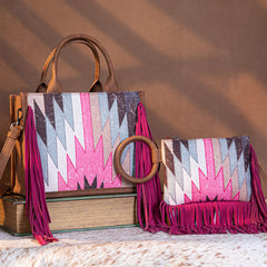 Montana West Southwestern Fringe Crossbody