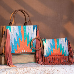 Montana West Southwestern Fringe Crossbody