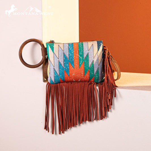 Montana West Southwestern Fringe Crossbody