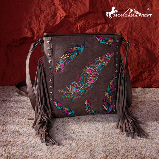 Montana West Embroidered Collection Concealed Carry Crossbody