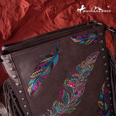 Montana West Embroidered Collection Concealed Carry Crossbody