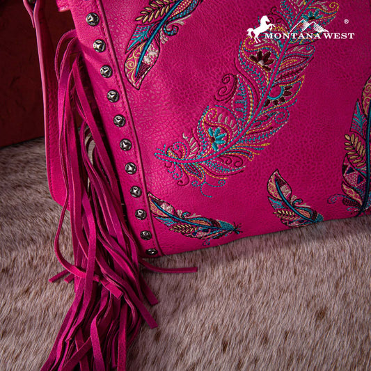 Montana West Embroidered Collection Concealed Carry Crossbody