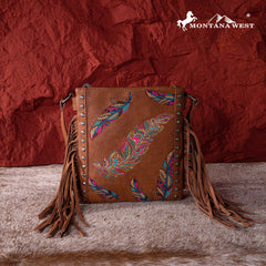 Montana West Embroidered Collection Concealed Carry Crossbody