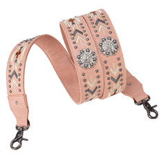 Wrangler Aztec Printed Crossbody Purse-Pink