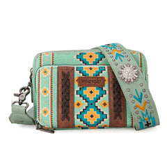 Wrangler Aztec Printed Crossbody Purse