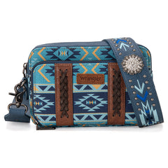 Wrangler Aztec Printed Crossbody Purse