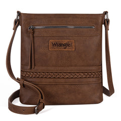 WG97G-9360  Wrangler Braided Concealed Carry Crossbody - Camel