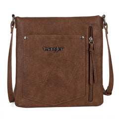 WG97G-9360  Wrangler Braided Concealed Carry Crossbody - Camel