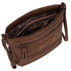 WG97G-9360  Wrangler Braided Concealed Carry Crossbody - Camel