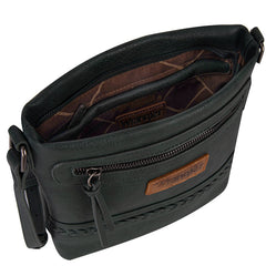 WG97G-9360  Wrangler Braided Concealed Carry Crossbody -Dark Green