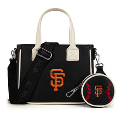 MLB San Francisco Giants Team Tote/Crossbody with Baseball Coin Pouch