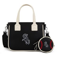 MLB Chicago White Sox Team Tote/Crossbody with Baseball Coin Pouch