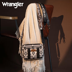 Wrangler Aztec Printed Crossbody Purse