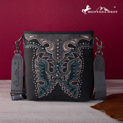 Montana West Embroidered Collection Concealed Carry Crossbody