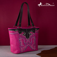 Montana West Embroidered Collection Concealed Carry Tote