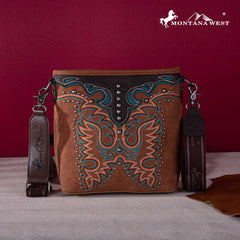 Montana West Embroidered Collection Concealed Carry Crossbody