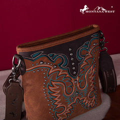 Montana West Embroidered Collection Concealed Carry Crossbody