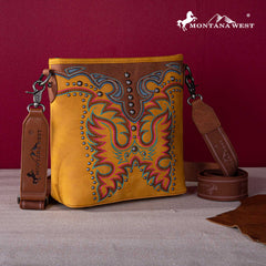 Montana West Embroidered Collection Concealed Carry Crossbody