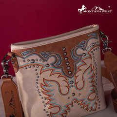 Montana West Embroidered Collection Concealed Carry Crossbody