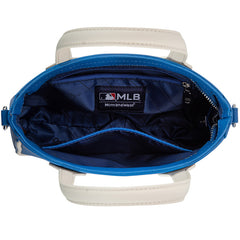 MLB Los Angeles Dodgers Team Tote/Crossbody with Baseball Coin Pouch