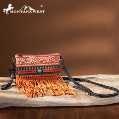 Montana West Fringe Collection Clutch/Crossbody